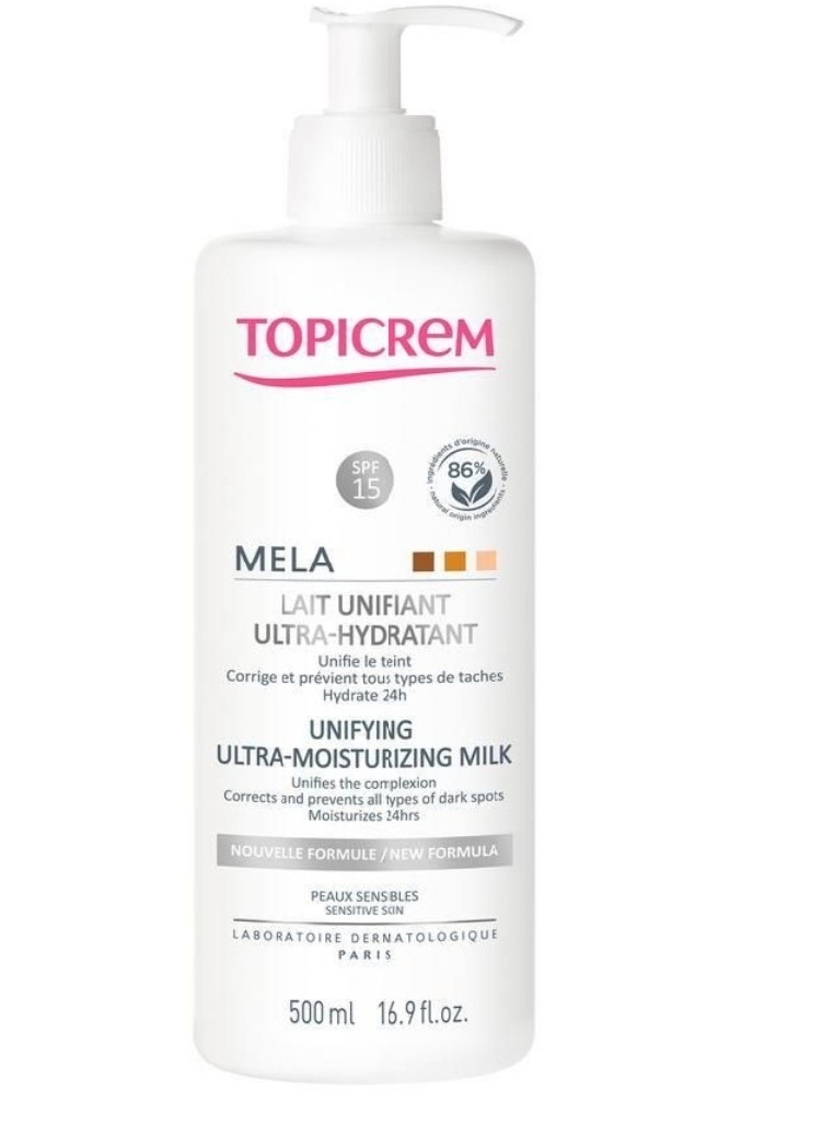 Topicrem MELA Ultra-Moisturizing Unifying Milk,